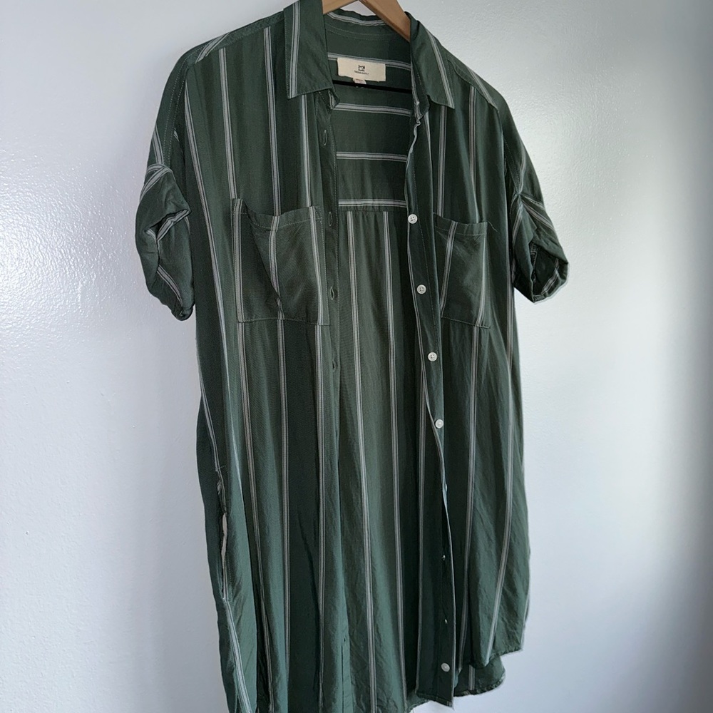 Thread & Supply Button Up Blouse Button Down Shir… - image 3